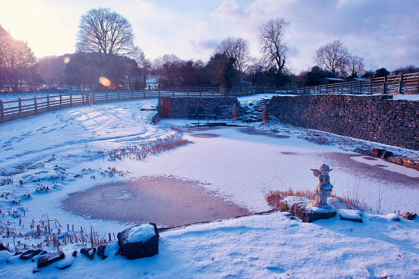 Gartenart | Portfolio | Swimming ponds in winter