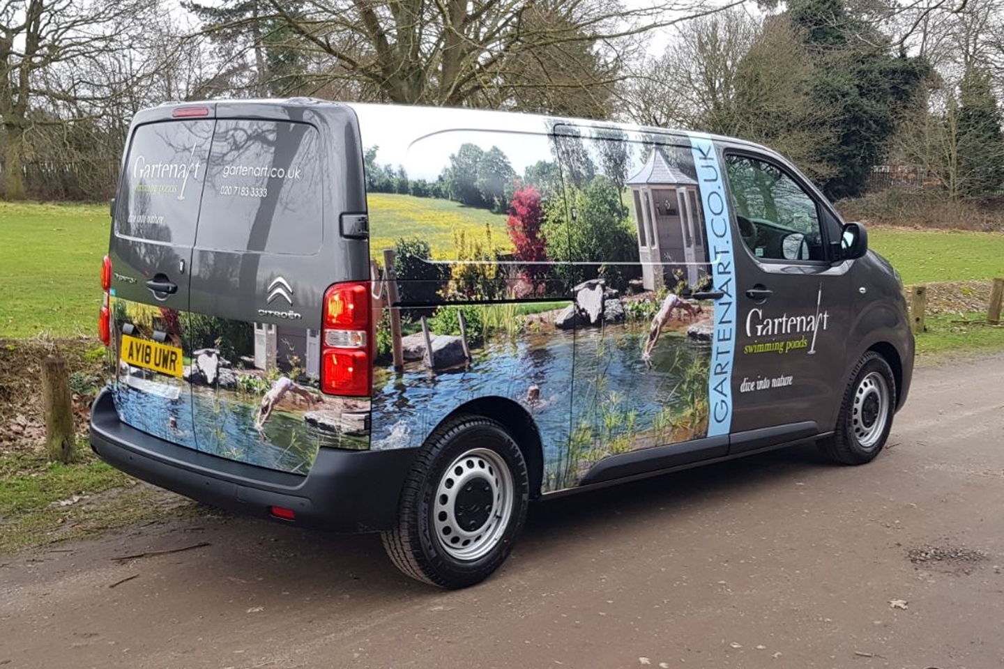 Gartenart | News | Our new maintetnance van!
