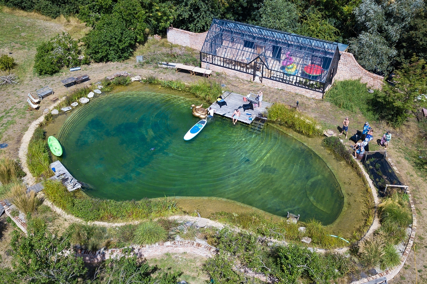 Swimming pond in Kent