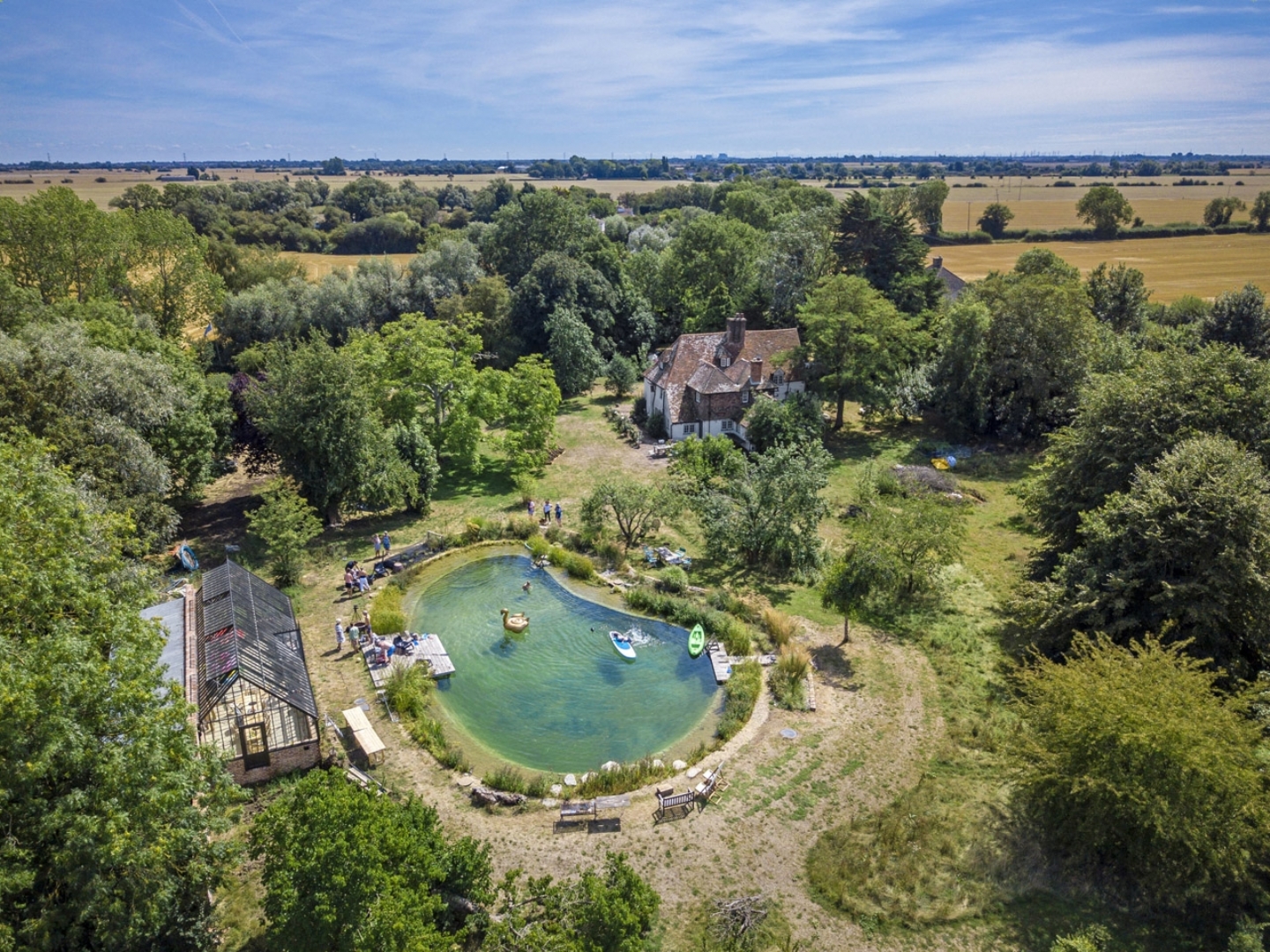 Swimming pond in Kent