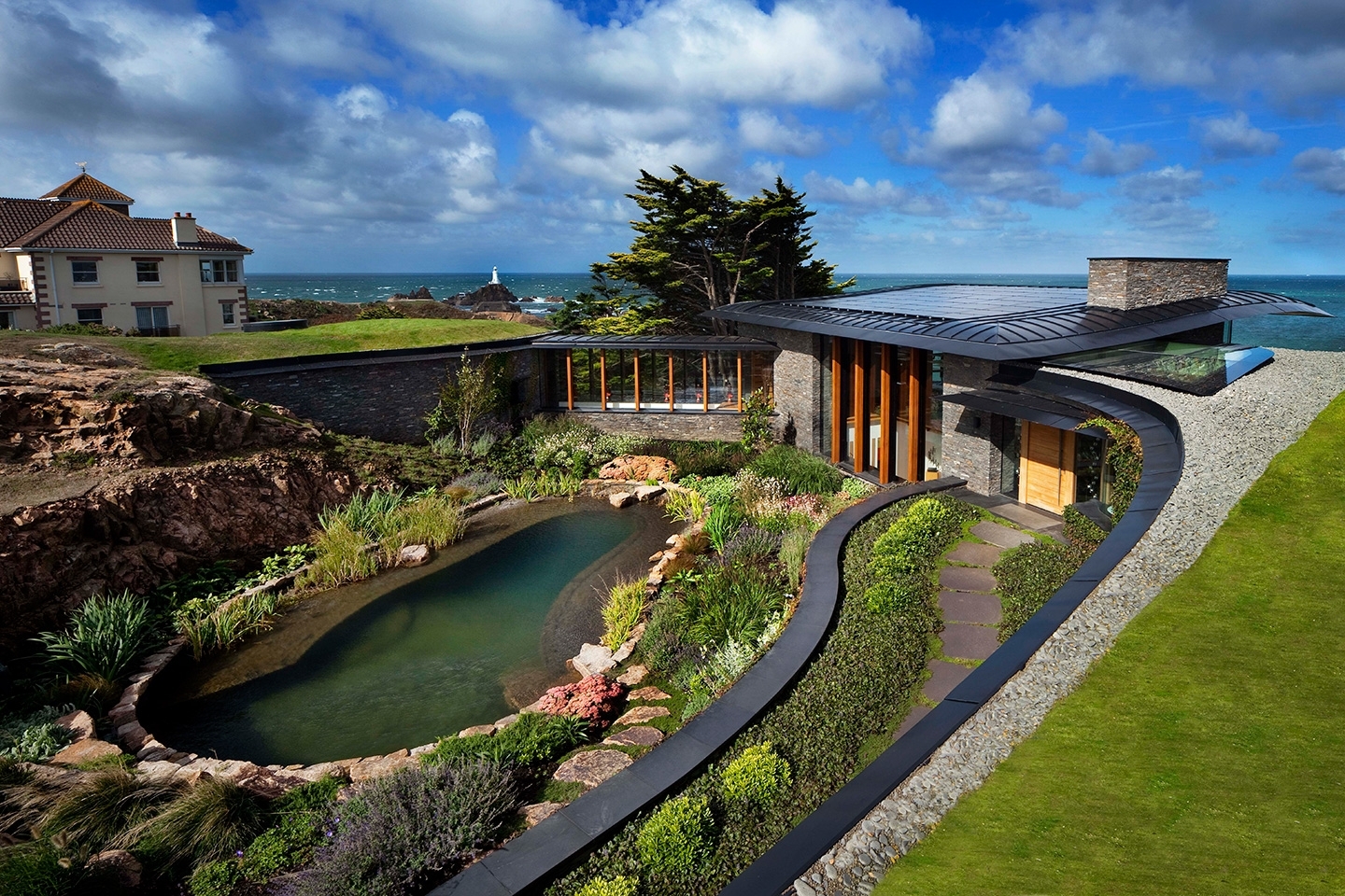 Swimming pond in Jersey