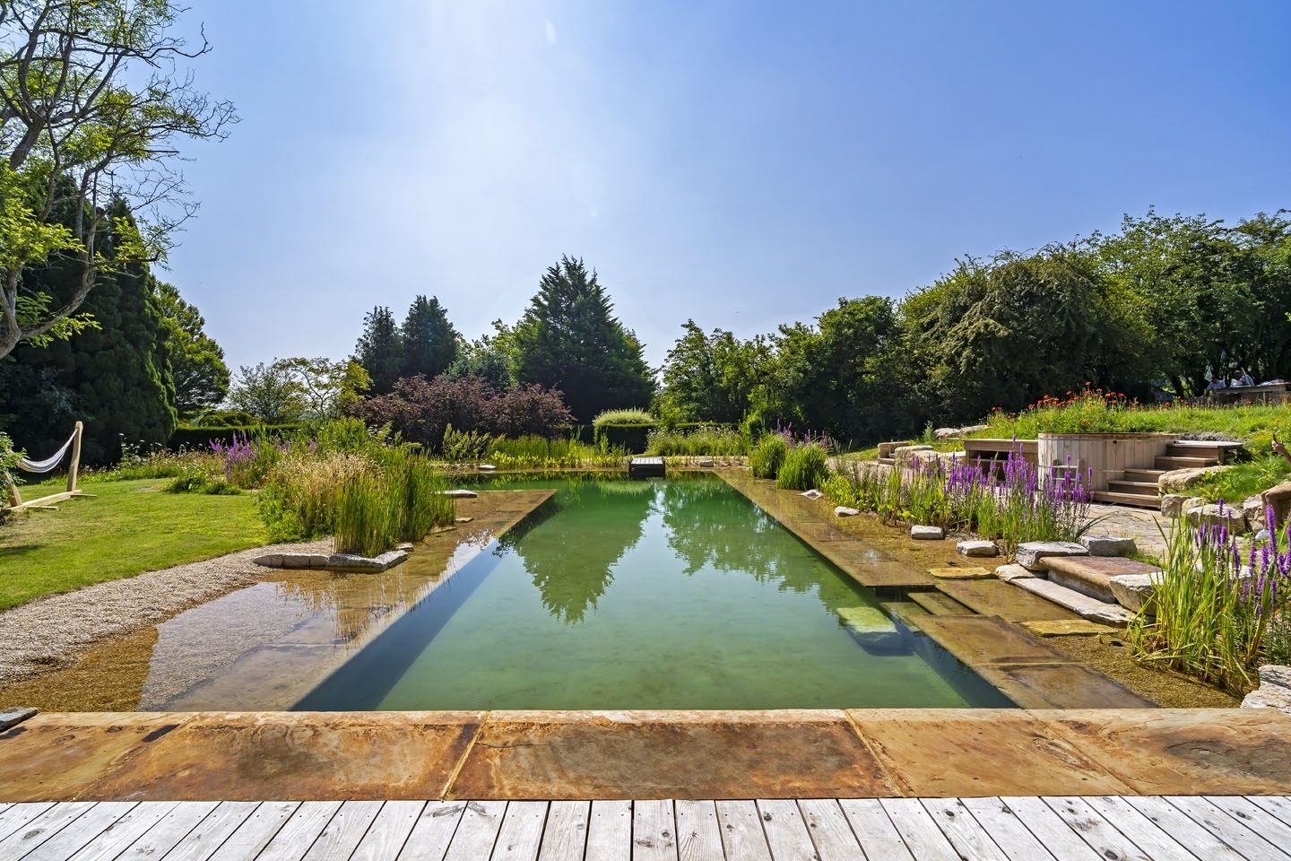 Swimming pond, natural swimming pool, Sussex